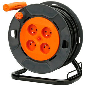 Enrouleur bricolage - 4 prises 16A - 3G1 5mm² - 25m - Zenitech