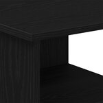 Meuble de rangement vidaXL Noir Chêne 35x35x55 cm Bois d'ingénierie