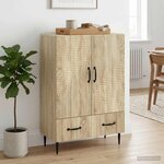 vidaXL Buffet Chêne Sonoma 66 x 34 5 x 95 cm Bois d'ingénierie