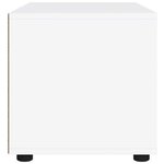 vidaXL Meuble TV VISNES blanc 60x40x38 cm bois d'ingénierie