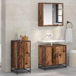 vidaXL Buffet Bois ancien 35 x 35 5 x 76 cm Bois d'ingénierie