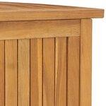 vidaXL Boîte de jardin 150x50x55 cm Bois massif de teck
