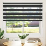 vidaXL Store zèbre noir 165x100 cm largeur du tissu 160 9 cm polyester
