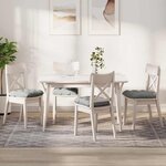 vidaXL Coussins de siège 4 Pièces Gris clair 45 x 45 cm