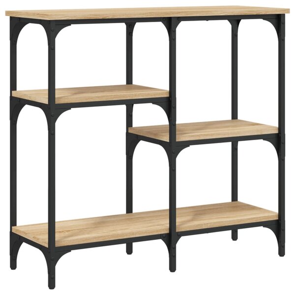 vidaXL Table console chêne sonoma 80x29x75 cm bois d'ingénierie