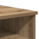 vidaXL Meuble TV chêne artisanal 80x35x36 5 cm bois d'ingénierie