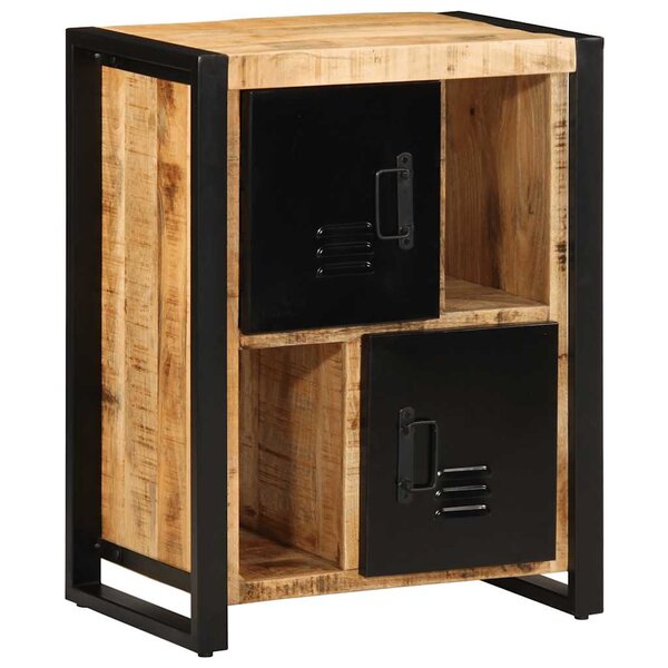 vidaXL Buffet 55x35x70 cm bois de manguier brut massif
