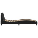 vidaXL Cadre de lit sans matelas noir 90x200 cm similicuir