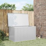 vidaXL Boîte de rangement de jardin Gris 171x99x93 cm