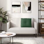 vidaXL Coussin de Dos Vert Jungle 60 x 50 cm Tissu en velours côtelé