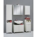 FMD Meuble de salle de bain sous évier 70x32 9x49 5 cm blanc