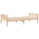 vidaXL Lit pour enfants sans matelas 75x190 cm bois de pin massif