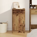 vidaXL Buffet en vieux bois 40x41x75 cm en bois d'ingénierie