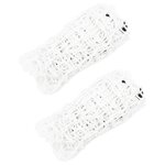 vidaXL Filets à foin 2 Pièces rectangulaire blanc 90x60 cm PP