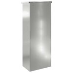 vidaXL Boîte de dépôt de colis Noir 44.5 x 29 x 110.5 cm