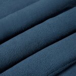 vidaXL Jeté Bleu marine 130 x 150 cm Toison