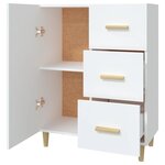 vidaXL Buffet blanc 69 5x34x90 cm bois d'ingénierie