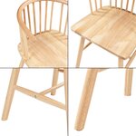 Lot de 2 chaises de salle à manger salon design moderne cuisine effet naturel 03_0009632