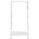 vidaXL Portant de bois chauffage blanc 34x25x70 cm