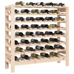 vidaXL Casier à vin 109 5x30x107 5 cm Bois de pin massif