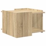 vidaXL Table basse Chêne Sonoma 50 5 x 50 x 33 cm Bois d'ingénierie