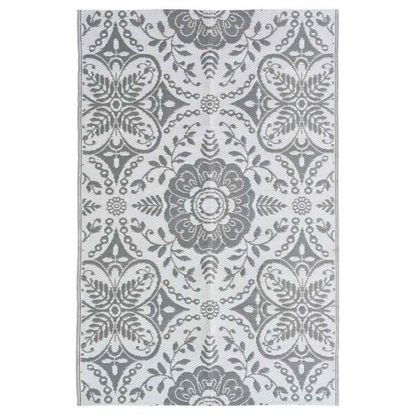 vidaXL Tapis d'extérieur ARAKIL Gris clair 190x290 cm PP