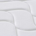 vidaXL Matelas à ressorts ensachés dureté moyenne 180x200 cm