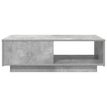 vidaXL Table basse Gris béton 95 x 55 x 31 cm Bois d'ingénierie