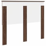 vidaXL Tête de lit Chêne brun 135 cm Bois d'ingénierie