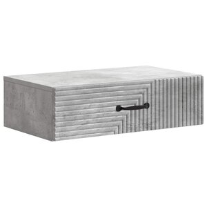 vidaXL Table d'appoint murale 59 x 34 5 x 17 cm Bois d'ingénierie
