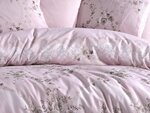 Parure de lit rose FLOWER 240 x 220 cm