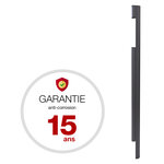 Pied latéral à sceller gris anthracite mat sablé ren 0206ms