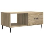 vidaXL Table basse Chêne Sonoma 90 x 50 x 40 cm Bois d'ingénierie