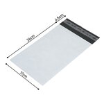 Lot 100 Enveloppes Plastiques Expédition – 4 Tailles (4 × 25)