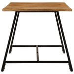 vidaXL Table à manger 160x80x75 cm bois de manguier massif