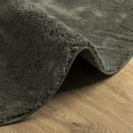 vidaXL Tapis "HUARTE" à poils courts  doux et lavable vert forêt 100x200 cm