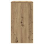 vidaXL Bureau chêne artisanal 77 5 x 43 x 79 cm Bois d'ingénierie