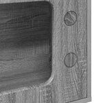 vidaXL Maison pour chat Gris Sonoma 51 x 30 x 52 cm Bois d'ingénierie