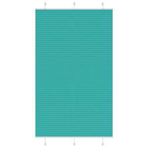 vidaXL Store plissé vert pétrole 115x200cm largeur du tissu 114 4cm