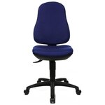 Siège de bureau Point 70  revêtement tissu: bleu TOPSTAR