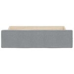 vidaXL Tiroirs de lit 2 Pièces gris clair bois d'ingénierie et tissu