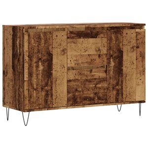 vidaXL Buffet vieux bois 101 5x35x70 cm bois d’ingénierie