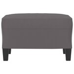 vidaXL Repose-pied Gris 60x50x41 cm Similicuir