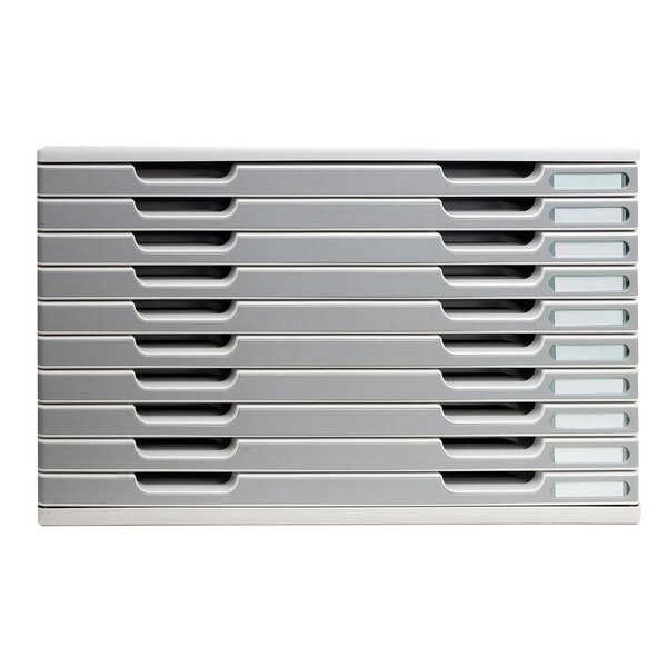 Module De Classement Modulo Office 10 Tiroirs A3 - Granit - Exacompta