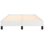 vidaXL Cadre de lit sans matelas blanc 120x200 cm similicuir