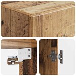 vidaXL Ensemble de Meubles 2 Pièces Bois ancien Bois d'ingénierie