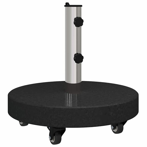 vidaXL Pied de parasol Noir 45 x 45 x 45 cm Granite