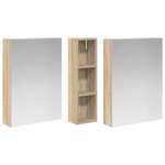 vidaXL Ensemble de Meubles de Salle de Bain 3 Pièces 120 x 14 5 x 70 cm