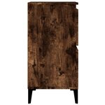 vidaXL Buffet Chêne fumé 60x35x70 cm Bois d'ingénierie