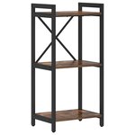 vidaXL Étagère Chêne fumé 40 x 30 x 85 cm Bois d'ingénierie